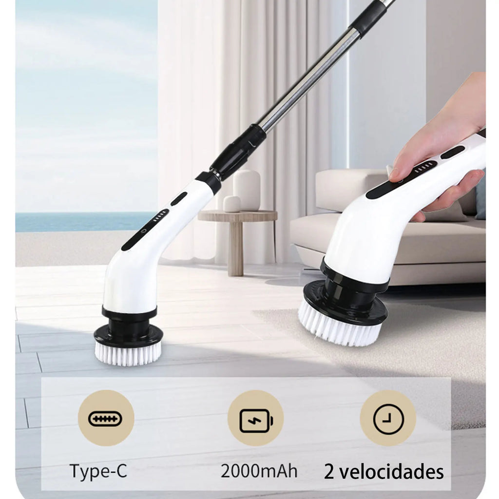 9 in 1 Electric Cleaning Brush 2000Mah Cleaning Tool for Home Living Room Bathroom Kitchen